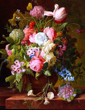  Still Life Of Roses Tulips And Hyacinths_OSG